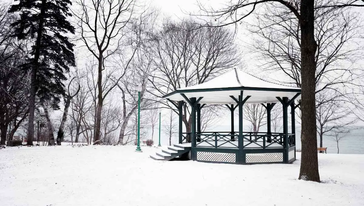 Can a Gazebo Withstand Snow